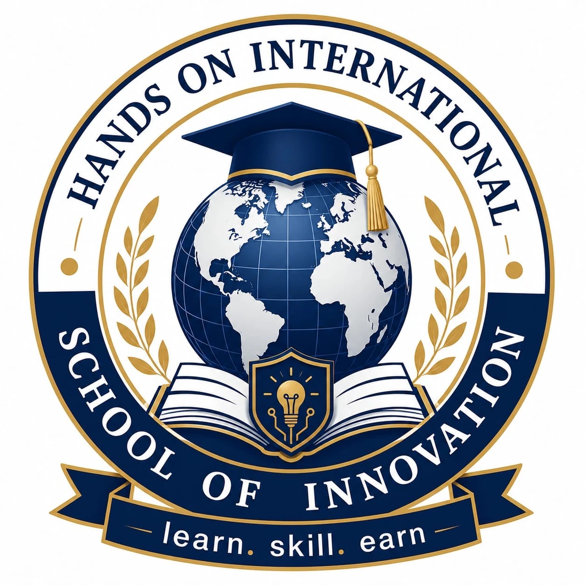 Hands On International School of Innovation logo